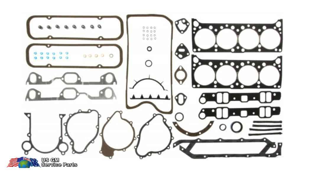 Gasket Kit: Pontiac V8 Full Set: 72-76